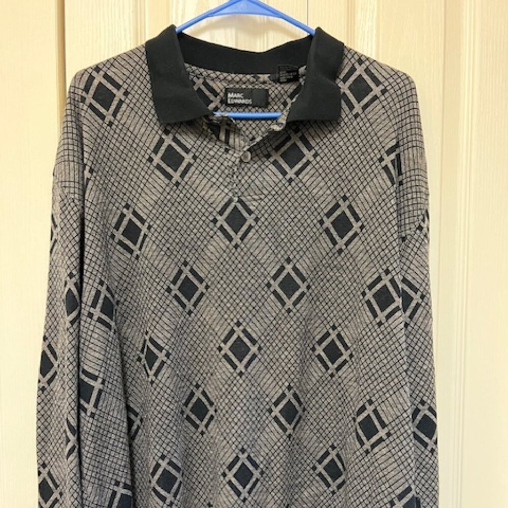 Men's long sleeve polo
